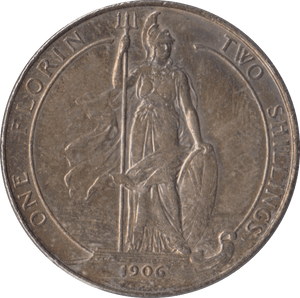 1906 FLORIN ( AUNC ) - FLORIN - Cambridgeshire Coins