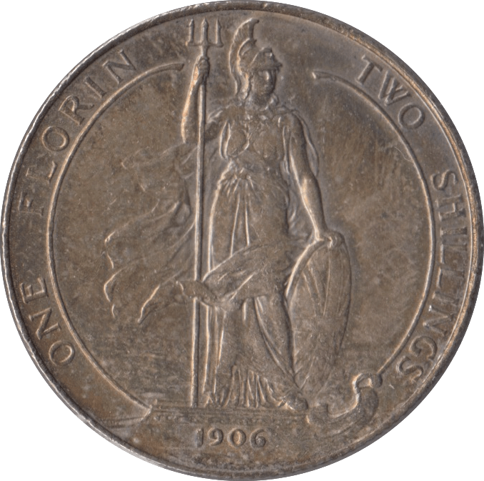 1906 FLORIN ( AUNC ) - FLORIN - Cambridgeshire Coins