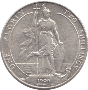 1906 FLORIN ( EF ) - FLORIN - Cambridgeshire Coins