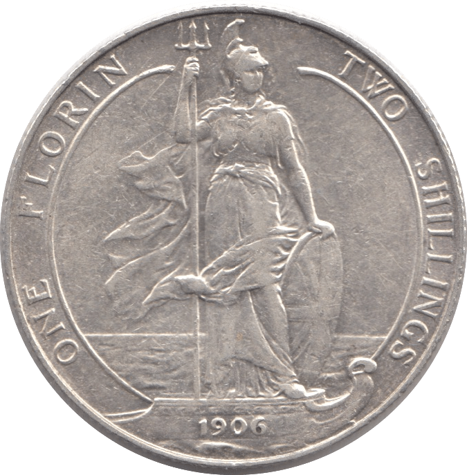 1906 FLORIN ( EF ) - FLORIN - Cambridgeshire Coins