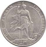 1906 FLORIN ( EF ) - FLORIN - Cambridgeshire Coins