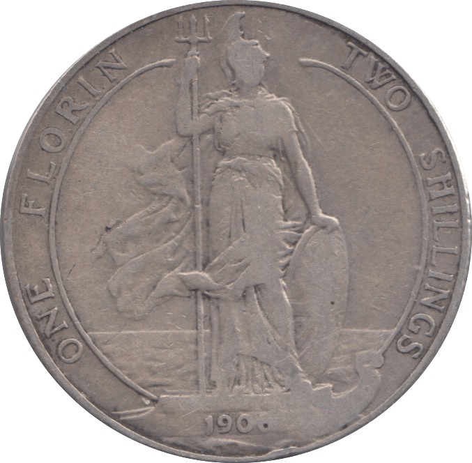 1906 FLORIN ( FINE ) 4 - Florin - Cambridgeshire Coins