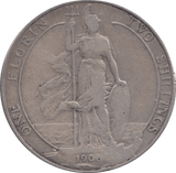 1906 FLORIN ( FINE ) 4 - Florin - Cambridgeshire Coins