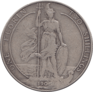 1906 FLORIN ( GF ) 8 - Florin - Cambridgeshire Coins