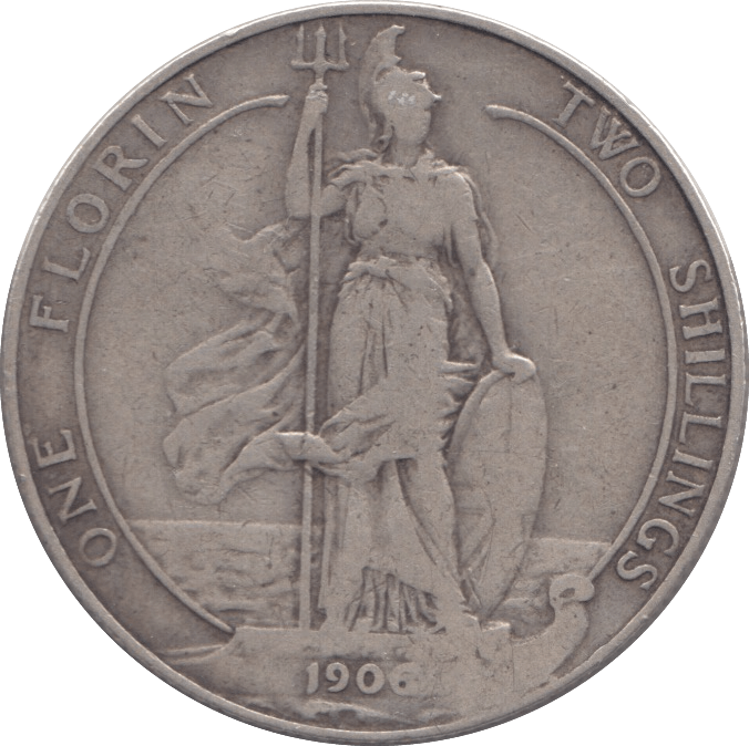 1906 FLORIN ( GF ) 8 - Florin - Cambridgeshire Coins