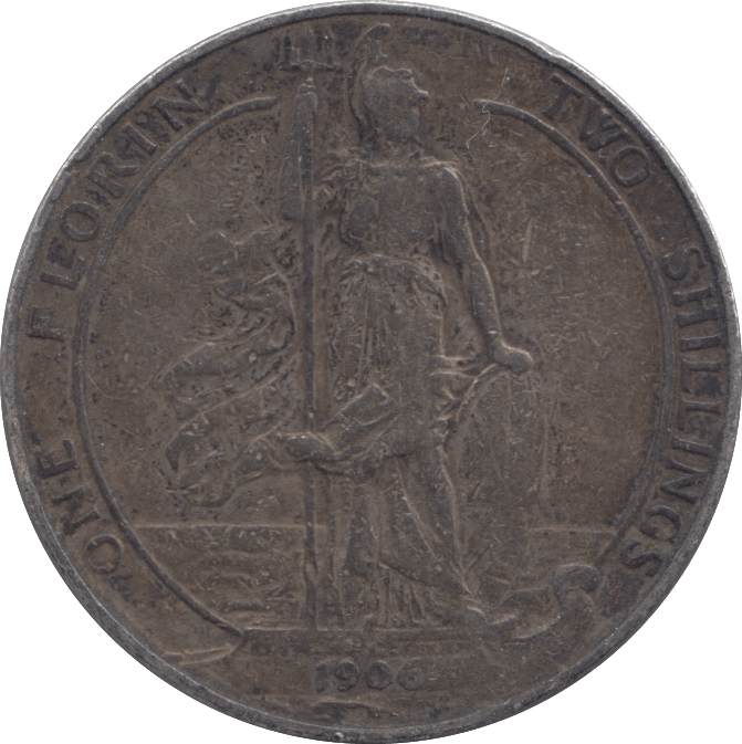 1906 FLORIN ( GF ) - FLORIN - Cambridgeshire Coins
