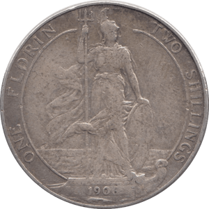 1906 FLORIN ( GF ) - Florin - Cambridgeshire Coins