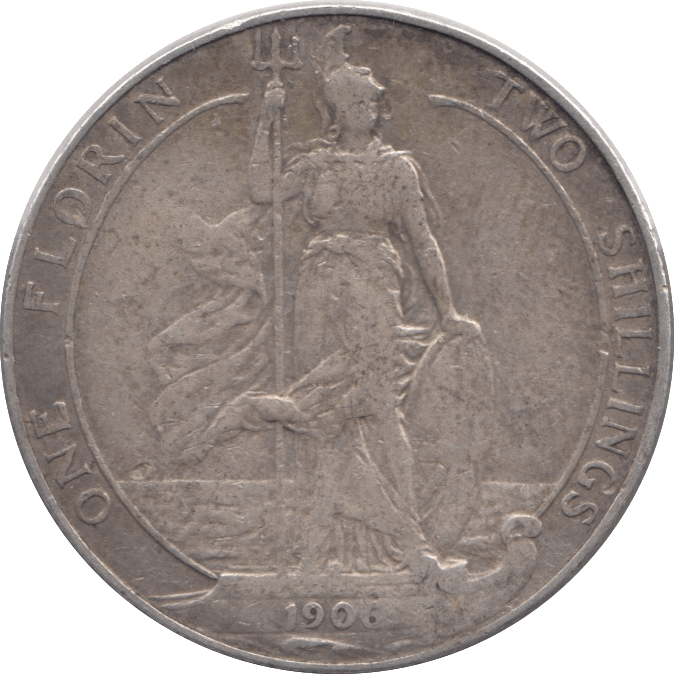 1906 FLORIN ( GF ) - Florin - Cambridgeshire Coins