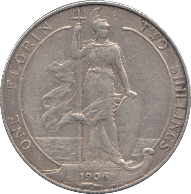 1906 FLORIN ( GVF ) 3 - Florin - Cambridgeshire Coins