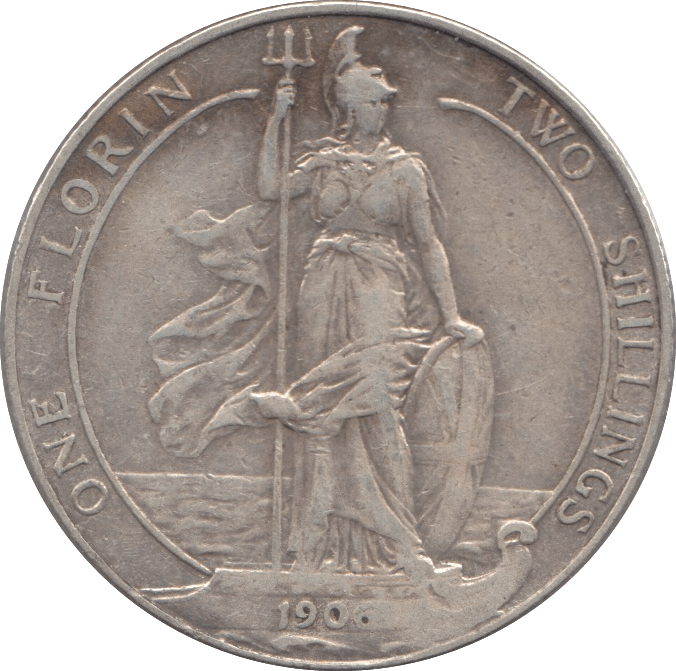 1906 FLORIN ( VF ) 3 - Florin - Cambridgeshire Coins