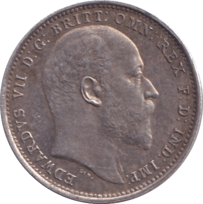 1906 FOURPENCE ( AUNC ) - Fourpence - Cambridgeshire Coins