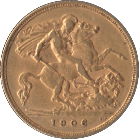 1906 GOLD HALF SOVEREIGN ( EF ) - Half Sovereign - Cambridgeshire Coins