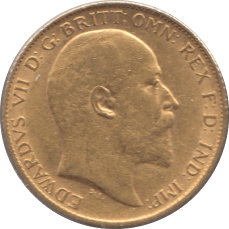 1906 GOLD HALF SOVEREIGN ( EF ) - Half Sovereign - Cambridgeshire Coins