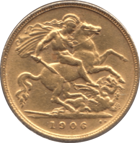 1906 GOLD HALF SOVEREIGN ( EF ) - Half Sovereign - Cambridgeshire Coins