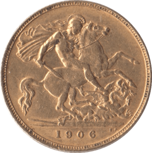 1906 GOLD HALF SOVEREIGN ( EF ) - Half Sovereign - Cambridgeshire Coins