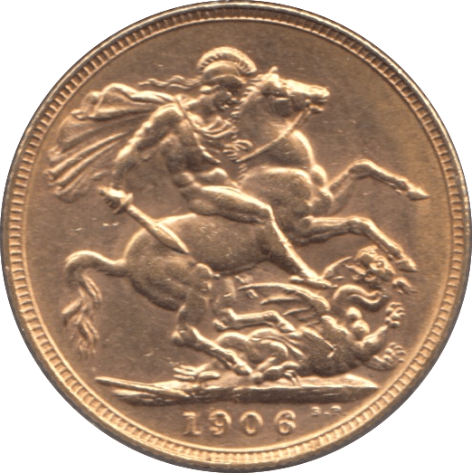 1906 GOLD SOVEREIGN ( AUNC ) - Sovereign - Cambridgeshire Coins