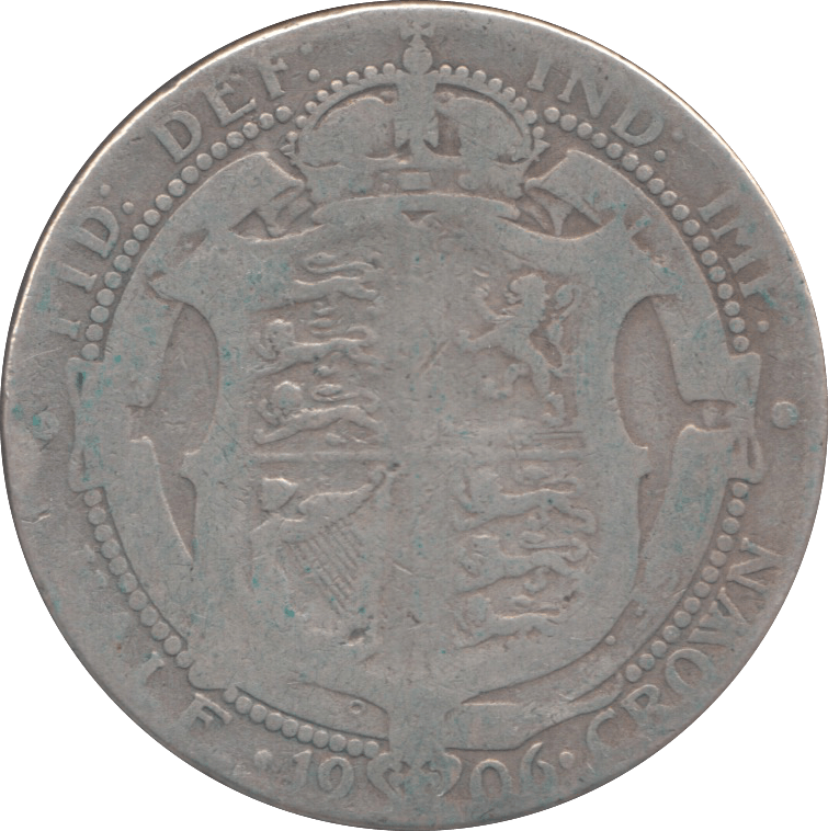 1906 HALFCROWN ( FAIR ) - Halfcrown - Cambridgeshire Coins