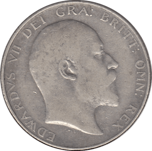 1906 HALFCROWN ( FINE ) 7 - Halfcrown - Cambridgeshire Coins