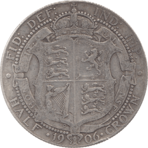 1906 HALFCROWN ( FINE ) C - Halfcrown - Cambridgeshire Coins