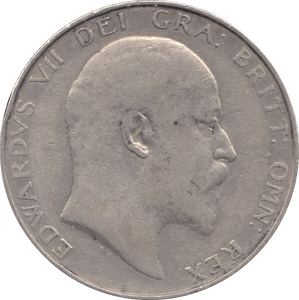 1906 HALFCROWN ( FINE ) - Halfcrown - Cambridgeshire Coins