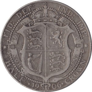 1906 HALFCROWN ( FINE ) - HALFCROWN - Cambridgeshire Coins