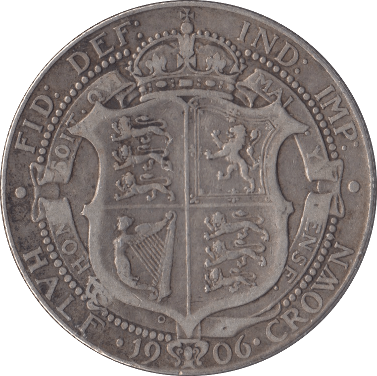1906 HALFCROWN ( FINE ) - HALFCROWN - Cambridgeshire Coins