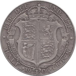 1906 HALFCROWN ( GF ) 2 - Halfcrown - Cambridgeshire Coins