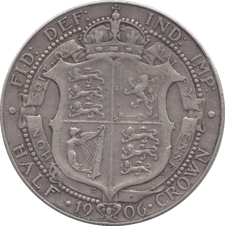 1906 HALFCROWN ( GF ) 2 - Halfcrown - Cambridgeshire Coins