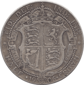 1906 HALFCROWN ( GF ) 3 - Halfcrown - Cambridgeshire Coins