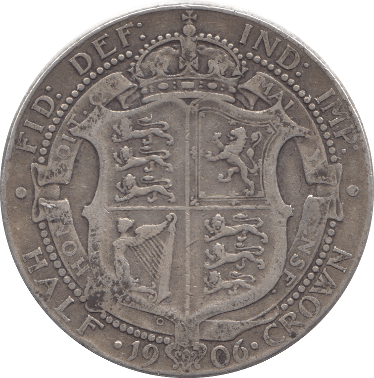 1906 HALFCROWN ( GF ) 3 - Halfcrown - Cambridgeshire Coins