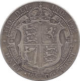 1906 HALFCROWN ( GF ) 3 - Halfcrown - Cambridgeshire Coins