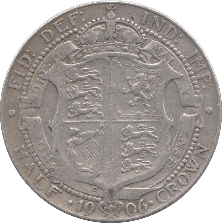 1906 HALFCROWN ( GF ) 6 - Halfcrown - Cambridgeshire Coins