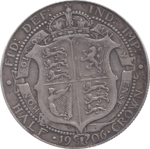 1906 HALFCROWN ( GF ) 6 - Halfcrown - Cambridgeshire Coins