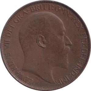 1906 HALFPENNY ( AUNC ) - Halfpenny - Cambridgeshire Coins