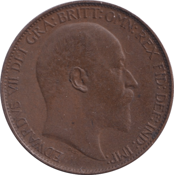 1906 HALFPENNY ( AUNC ) - Halfpenny - Cambridgeshire Coins