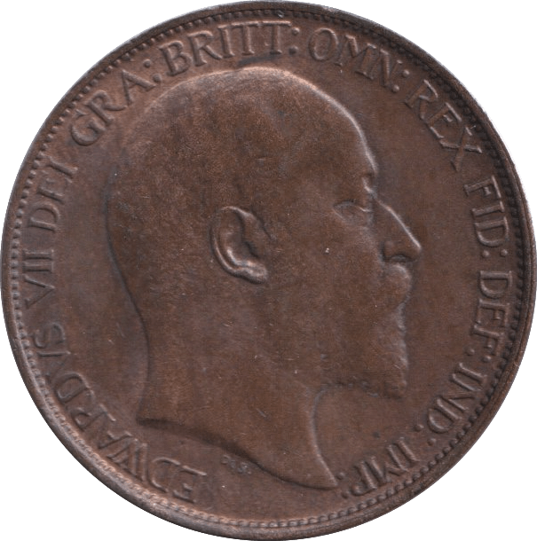 1906 HALFPENNY ( UNC ) - Halfpenny - Cambridgeshire Coins