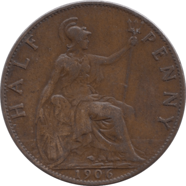 1906 HALFPENNY ( VF ) - HALFPENNY - Cambridgeshire Coins
