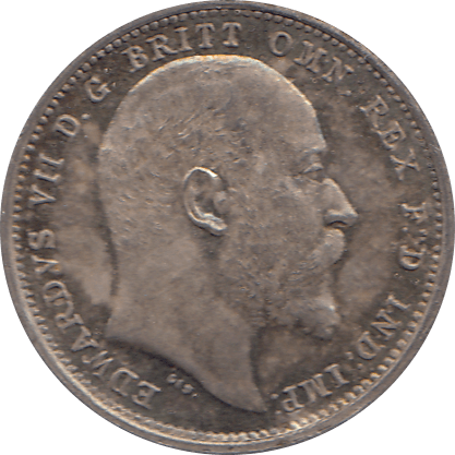 1906 MAUNDY FOURPENCE ( UNC ) - Maundy Coins - Cambridgeshire Coins