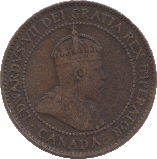 1906 ONE CENT CANADA - WORLD COINS - Cambridgeshire Coins