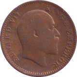 1906 ONE QUARTER ANNA INDIA - WORLD COINS - Cambridgeshire Coins