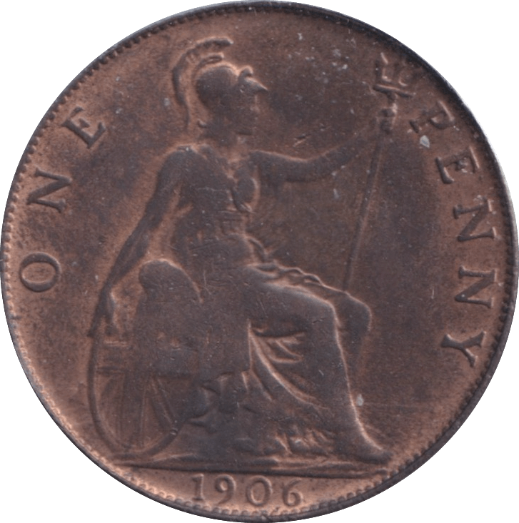 1906 PENNY ( AUNC ) - Penny - Cambridgeshire Coins
