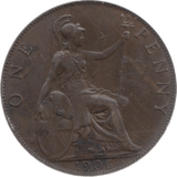 1906 PENNY ( EF ) 23 - Penny - Cambridgeshire Coins