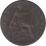 1906 PENNY ( GVF ) 7 - Penny - Cambridgeshire Coins