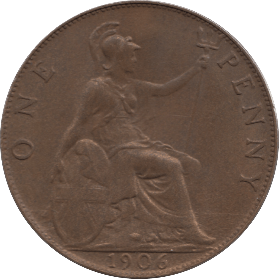 1906 PENNY ( UNC ) 15A - Penny - Cambridgeshire Coins