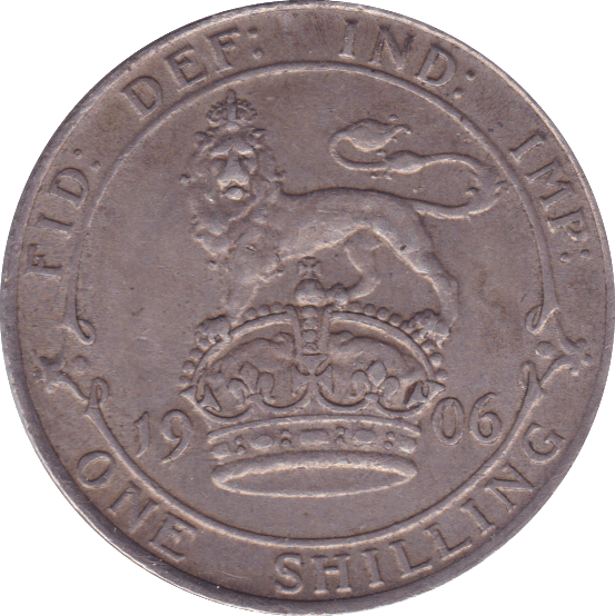 1906 SHILLING ( EF ) B - Shilling - Cambridgeshire Coins