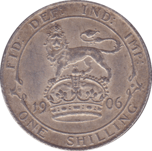 1906 SHILLING ( EF ) SMALL SCRATCH - Shilling - Cambridgeshire Coins