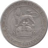 1906 SHILLING ( F ) 2 - Shilling - Cambridgeshire Coins