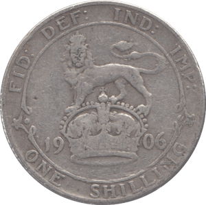 1906 SHILLING ( F ) - Shilling - Cambridgeshire Coins