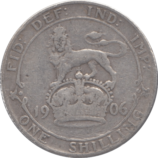1906 SHILLING ( F ) - Shilling - Cambridgeshire Coins