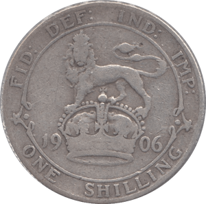 1906 SHILLING ( FINE ) 2 - Shilling - Cambridgeshire Coins
